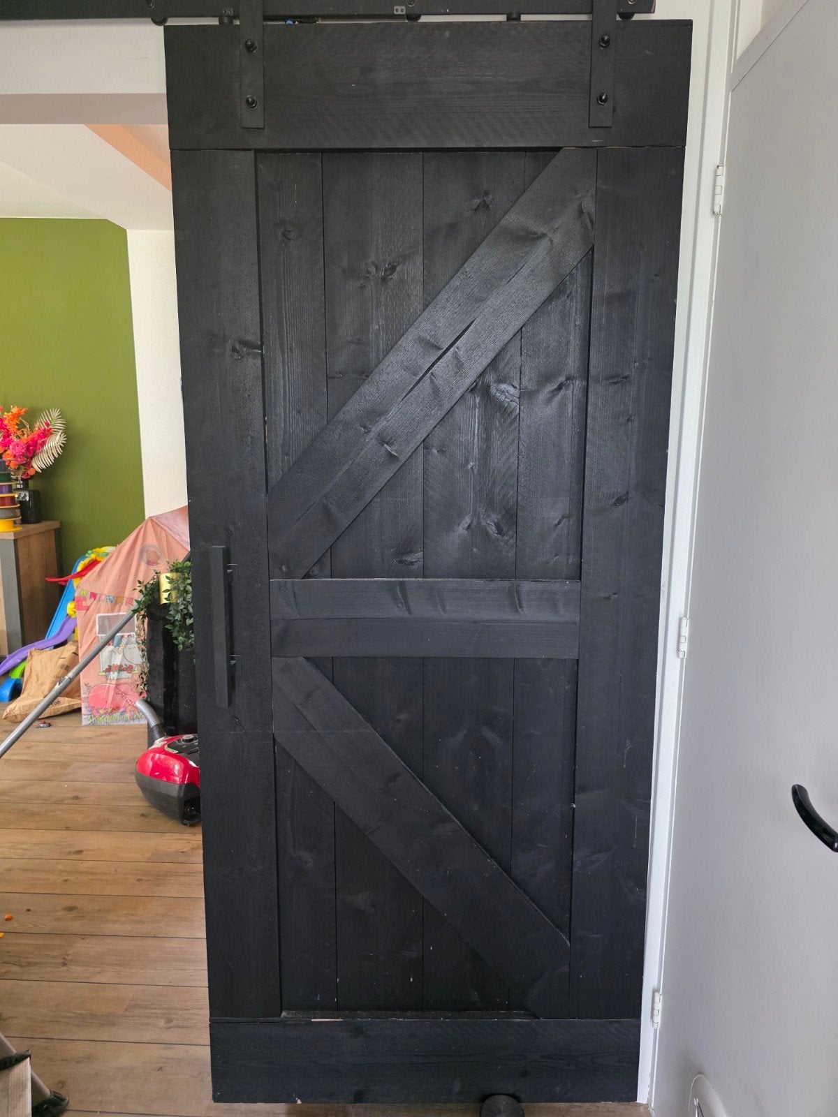Barnwood schuifdeur van barnwoodweb, Ophalen, Schuifdeur, Binnendeur, 200 tot 215 cm