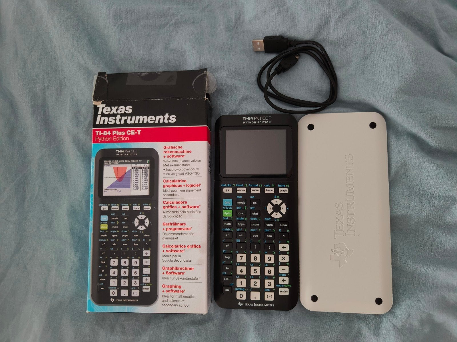 TI-84 Plus CE-T Python Edition  - Nieuwstaat, Verzenden, Grafische rekenmachine, Zo goed als nieuw