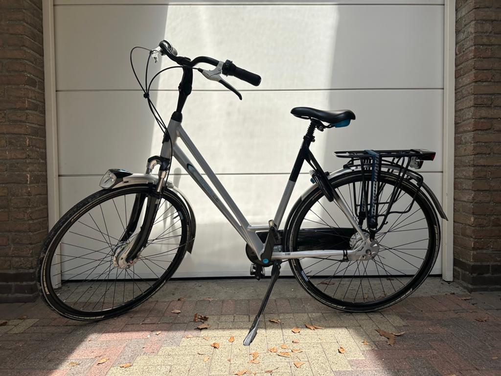 Gazelle Eclipse 57 Dames, Ophalen, Versnellingen, 56 cm of meer, Zo goed als nieuw