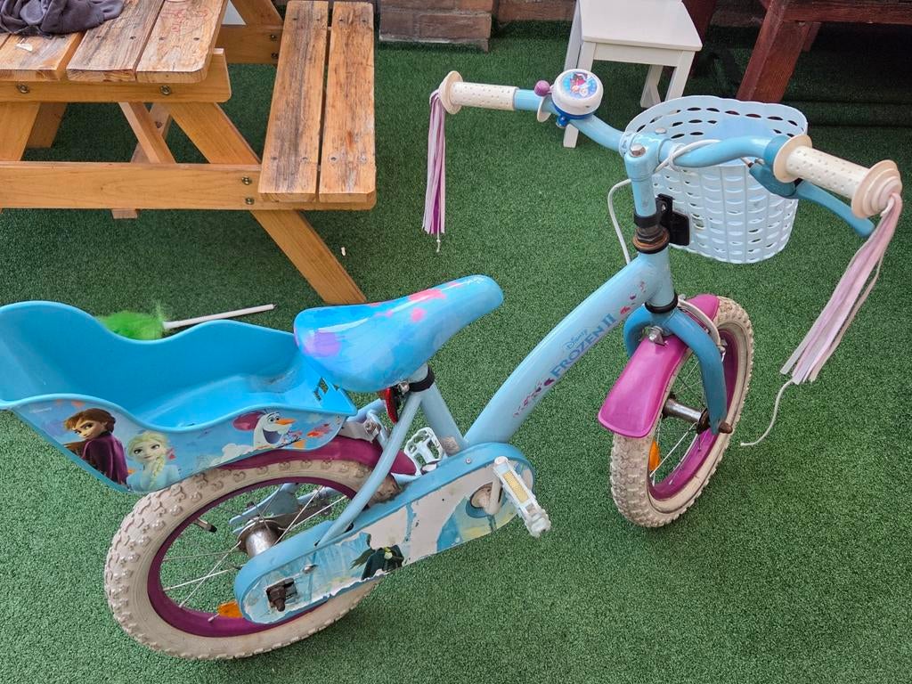 Frozen 12 inch meidenfiets, Ophalen, Gebruikt, Minder dan 16 inch