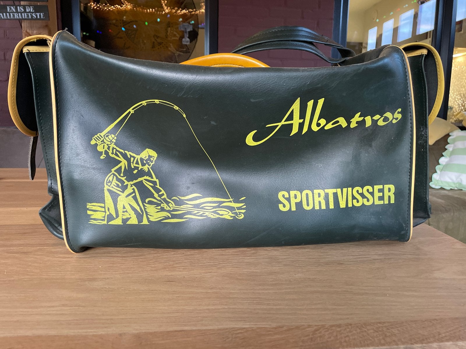 Albatros Sportvisser Vis Tas met Visgerei Koffer, Ophalen of Verzenden, Gebruikt, Koffer of Tas