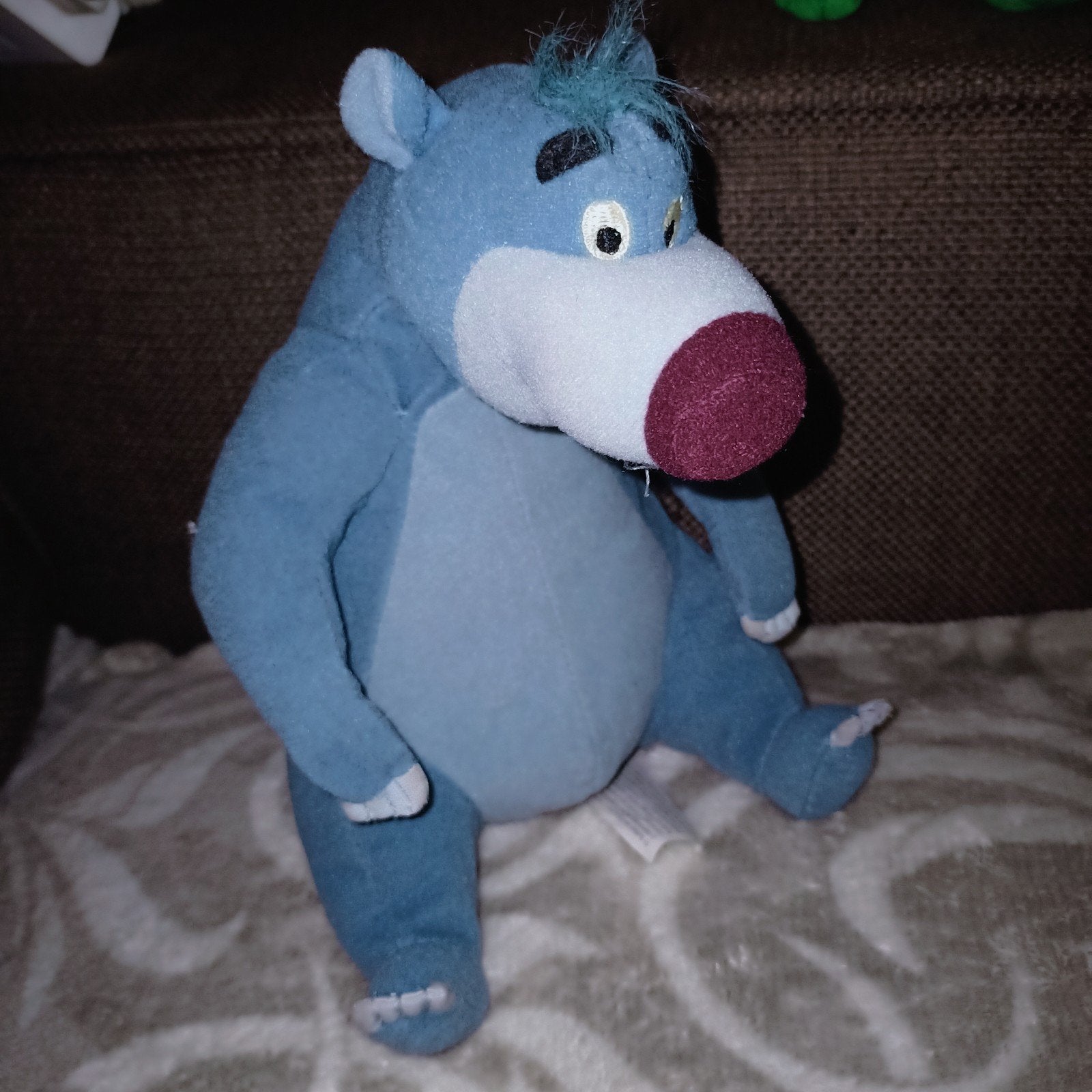 Vintage disney baloo de beer. Jungle boek., Overige merken, Disney, Beer, Blauw