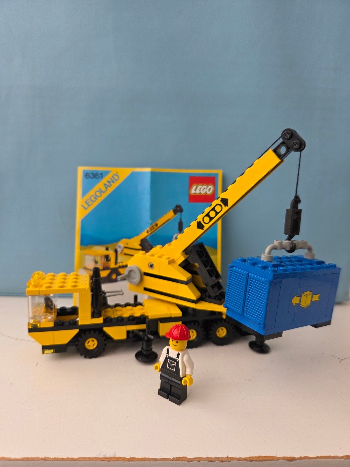 Lego 6361 - Mobile crane, Compleet, Gebruikt, Lego, Ophalen of Verzenden