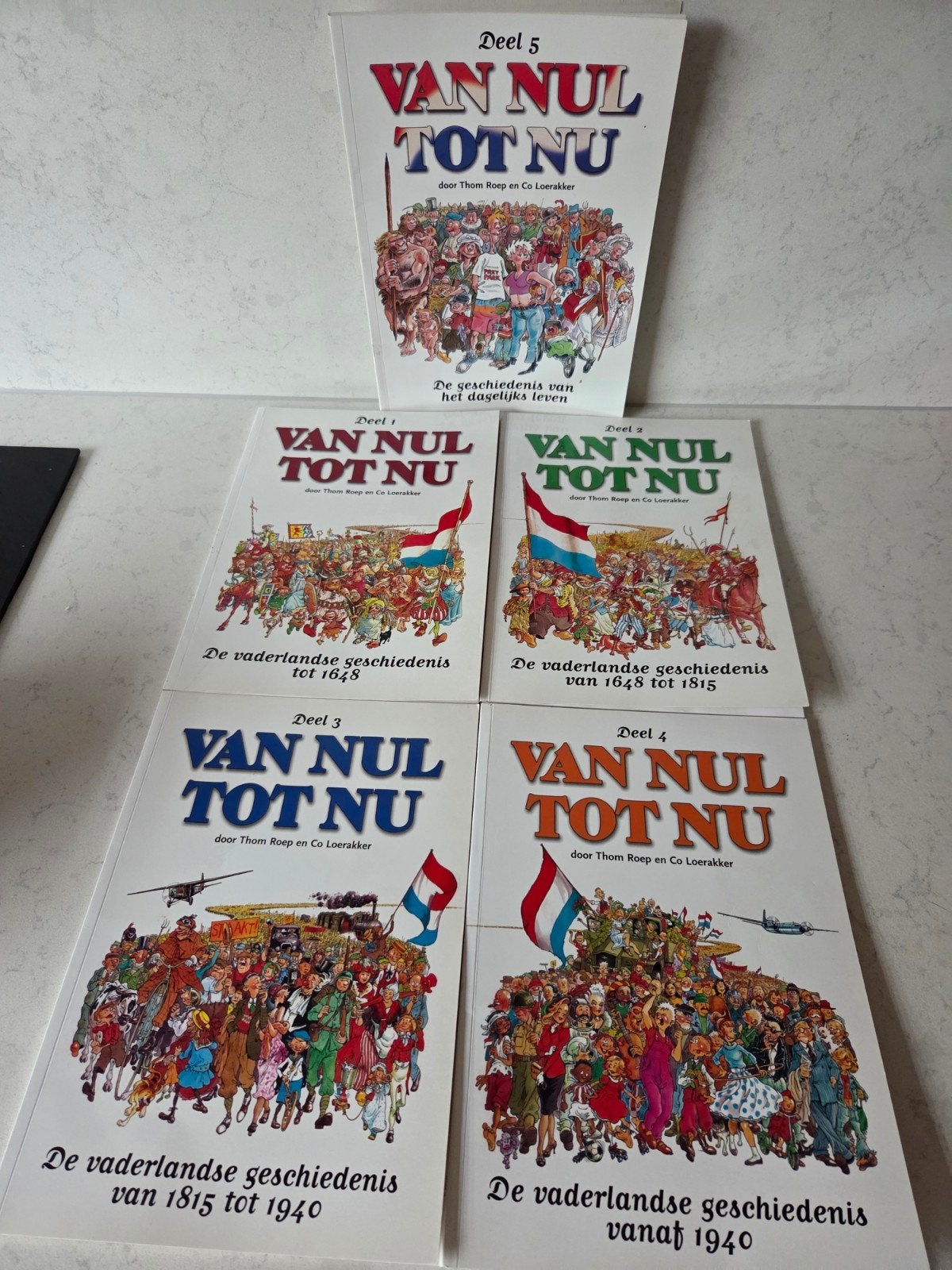 Van Nul tot Nu - Complete serie 1 tm 5, Boeken, Complete serie of reeks, Ophalen of Verzenden, Gelezen