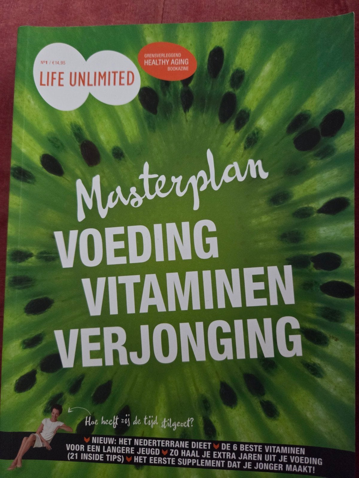 Life Unlimited Masterplan Voeding Vitaminen Verjonging, Boeken, Ophalen of Verzenden, Zo goed als nieuw, Gezondheid en Conditie