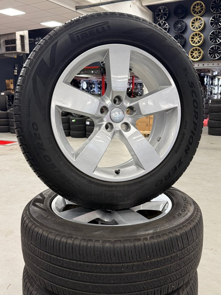 20" Defender Velgen Set van 5 + Pirelli Scorpion Zero LR, Niet ingevuld, Gebruikt, 255 mm, Banden en Velgen