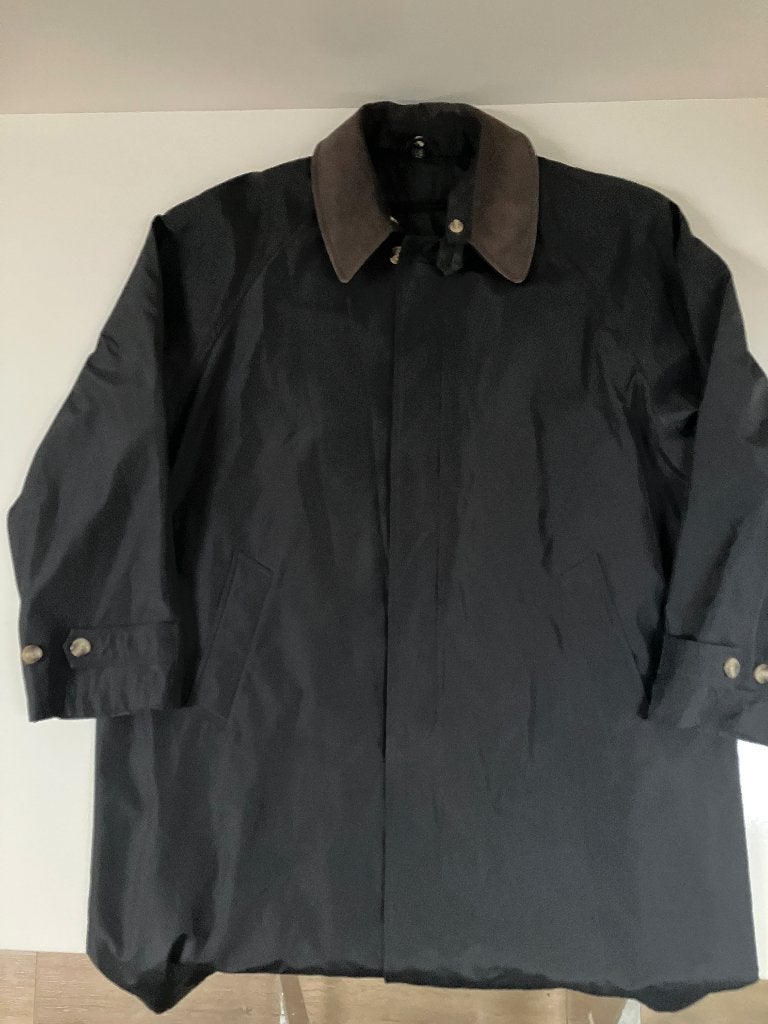 Lange gevoerde regenjas, maat 58, merk Bonded, Zwart, Maat 56/58 (XL), Zo goed als nieuw, Bonded
