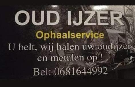 Oud ijzer Ophaalservice, Eén persoon
