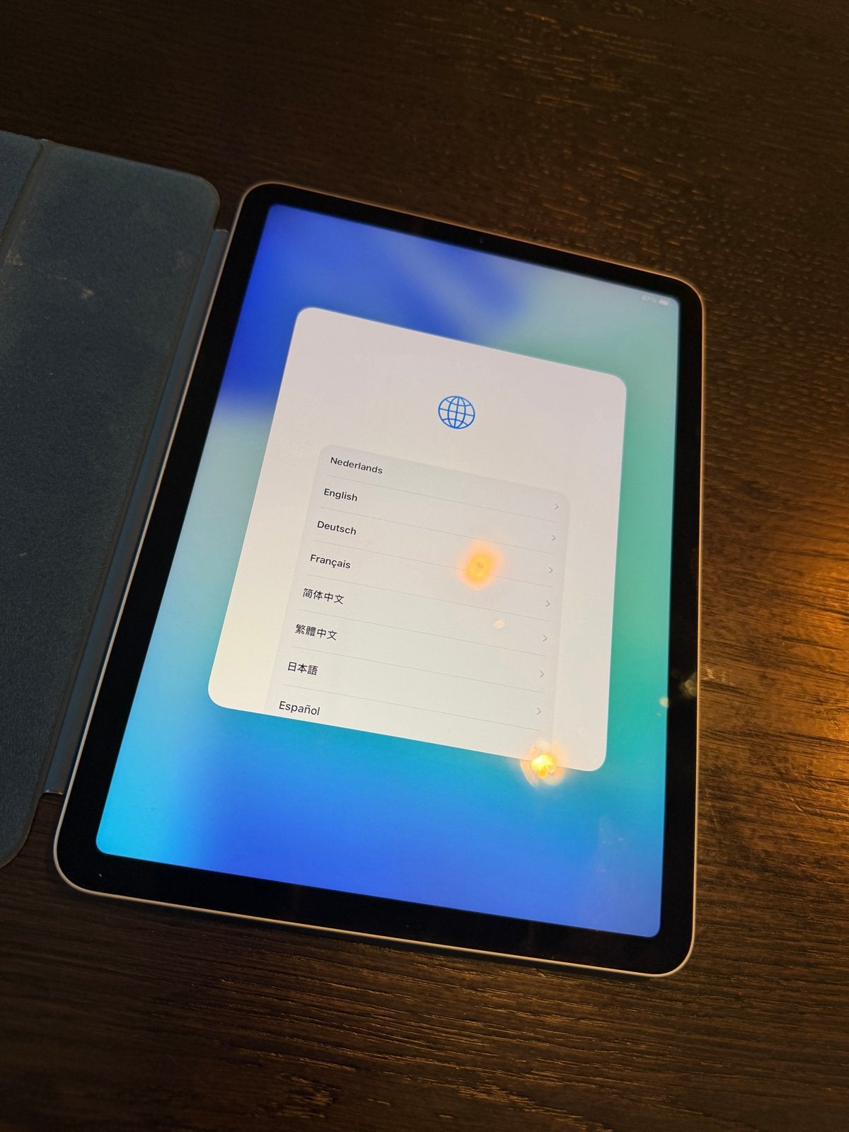 Apple iPad Air (4e generatie) met Smart Folio hoes, Computers en Software, Apple iPads, Zo goed als nieuw, Apple iPad Air, Wi-Fi