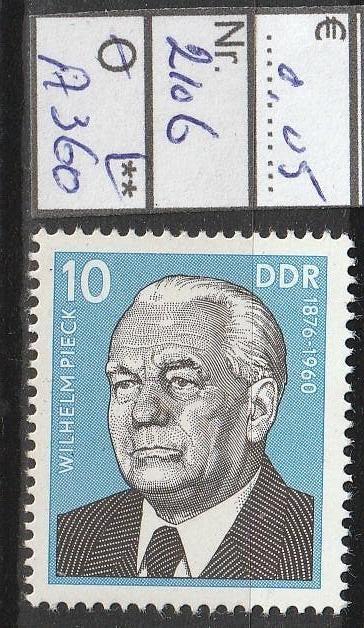 DDR Persoonlijkheden Michel 2106 Nr.A360p, Verzenden, DDR, Postfris