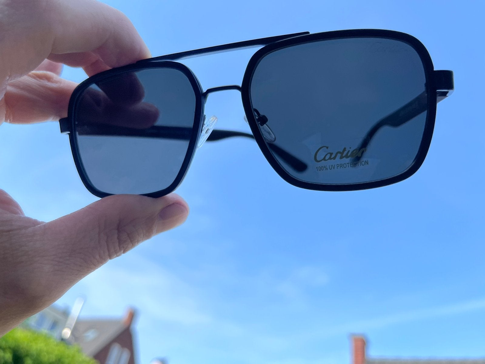 Nieuwe Cartier zonnebril., Sieraden, Tassen en Uiterlijk, Zonnebrillen en Brillen | Heren, Overige merken, Zonnebril, Zwart, Nieuw