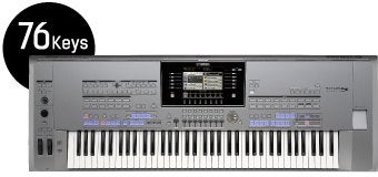 Te koop aangeboden Tyros 5 76 Keys, Ophalen, Gebruikt, Yamaha, Aanslaggevoelig