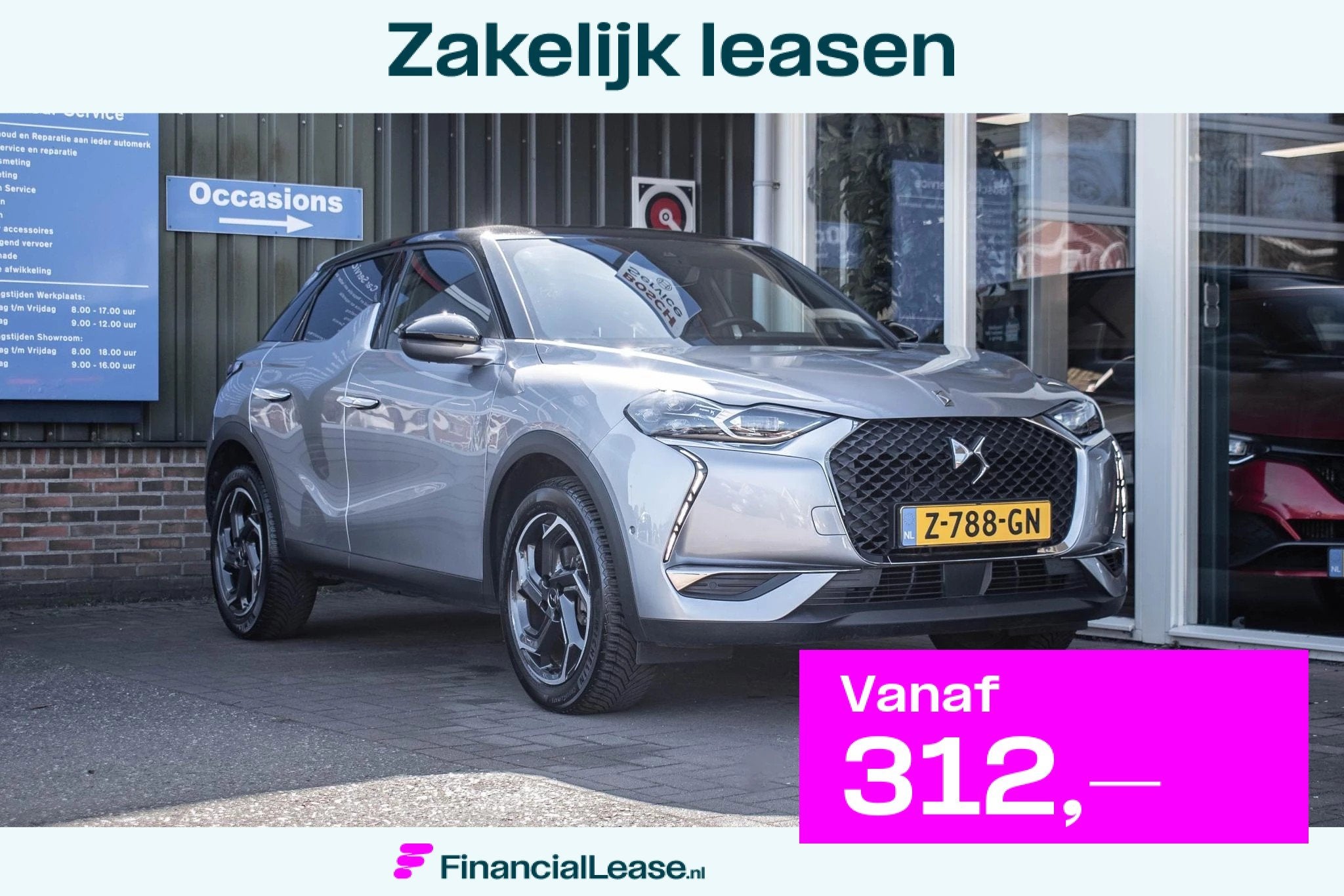 DS Ds 3 Crossback 1.2 PureTech 130pk Aut Rivoli, Gebruikt, 1199 cc, Leder, 1180 kg