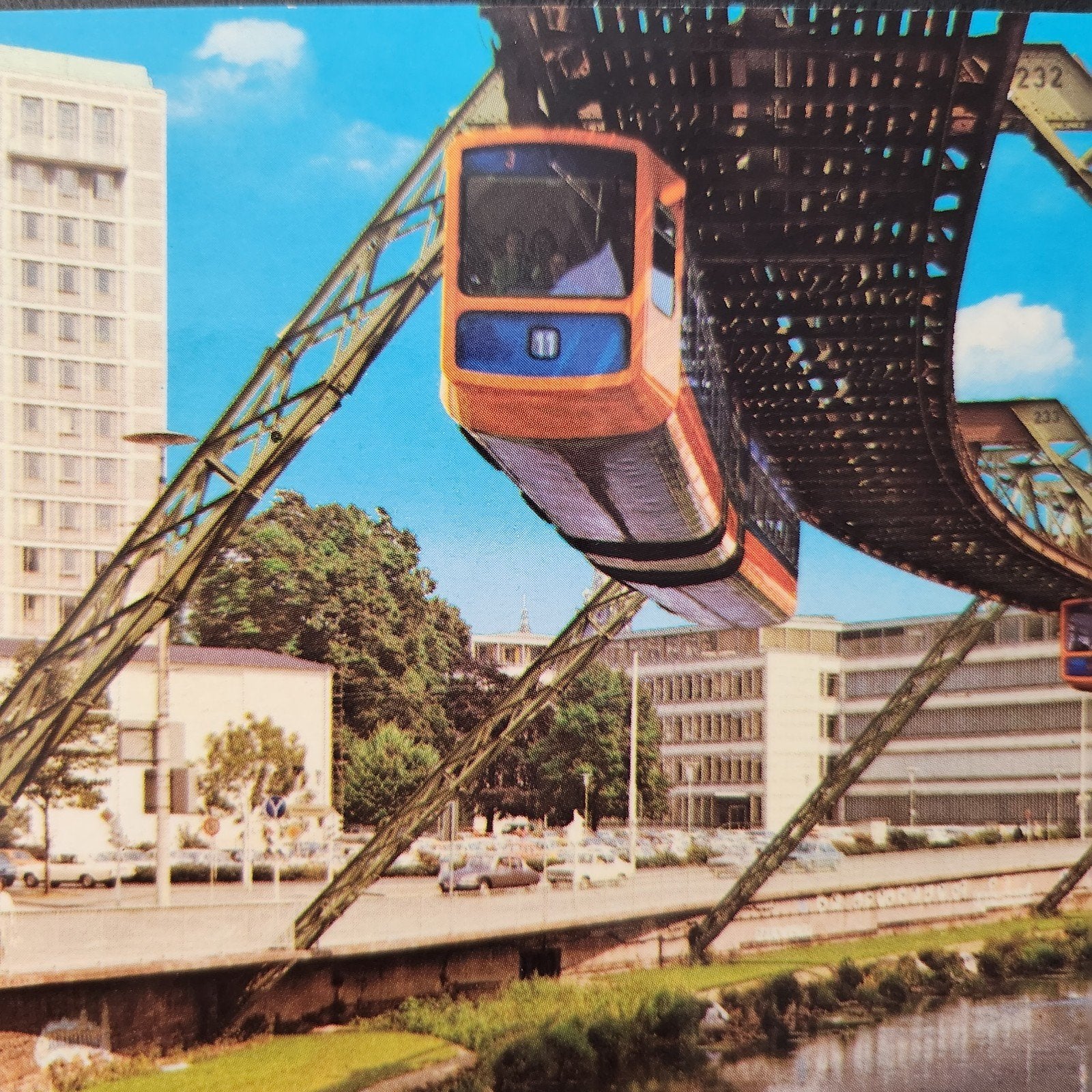 Wuppertal Schwebebahn - Ansichtkaart, Verzenden, 1960 tot 1980, Ongelopen, Duitsland
