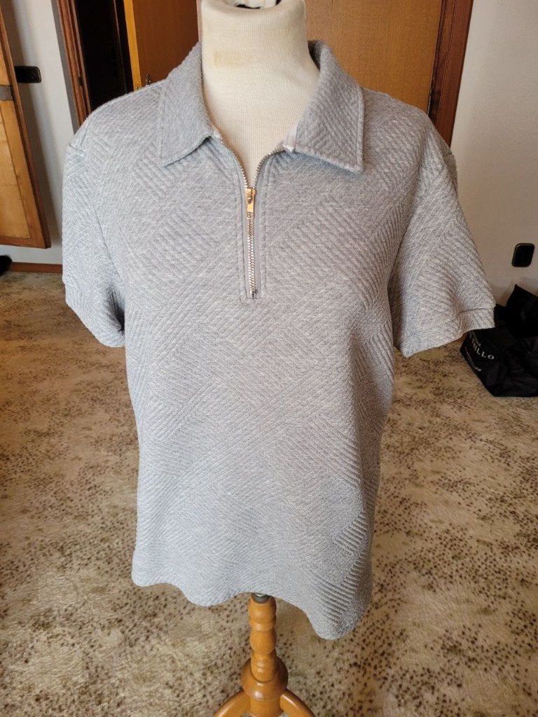 Grijze polo/shirt maat M, Onbekend, Maat 48/50 (M), Ophalen of Verzenden, Zo goed als nieuw