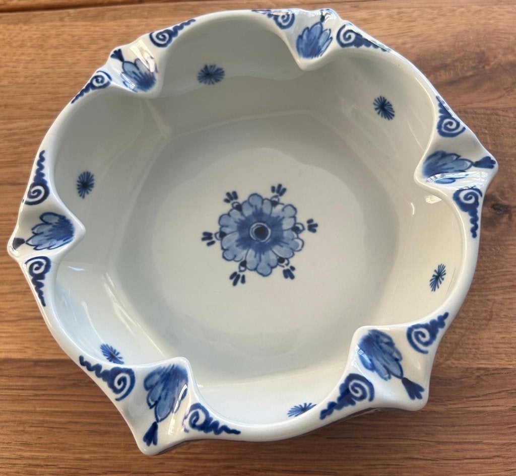 Delftsblauwe asbak vd Porceleyne Fles uit 1976, Ophalen of Verzenden