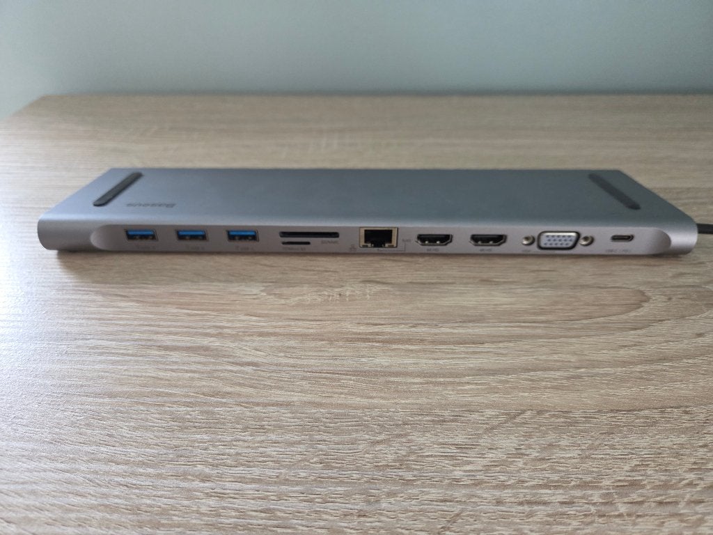 Baseus 11‑in‑1 USB‑C Hub, Baseus, Ophalen of Verzenden, Zo goed als nieuw, Docking station