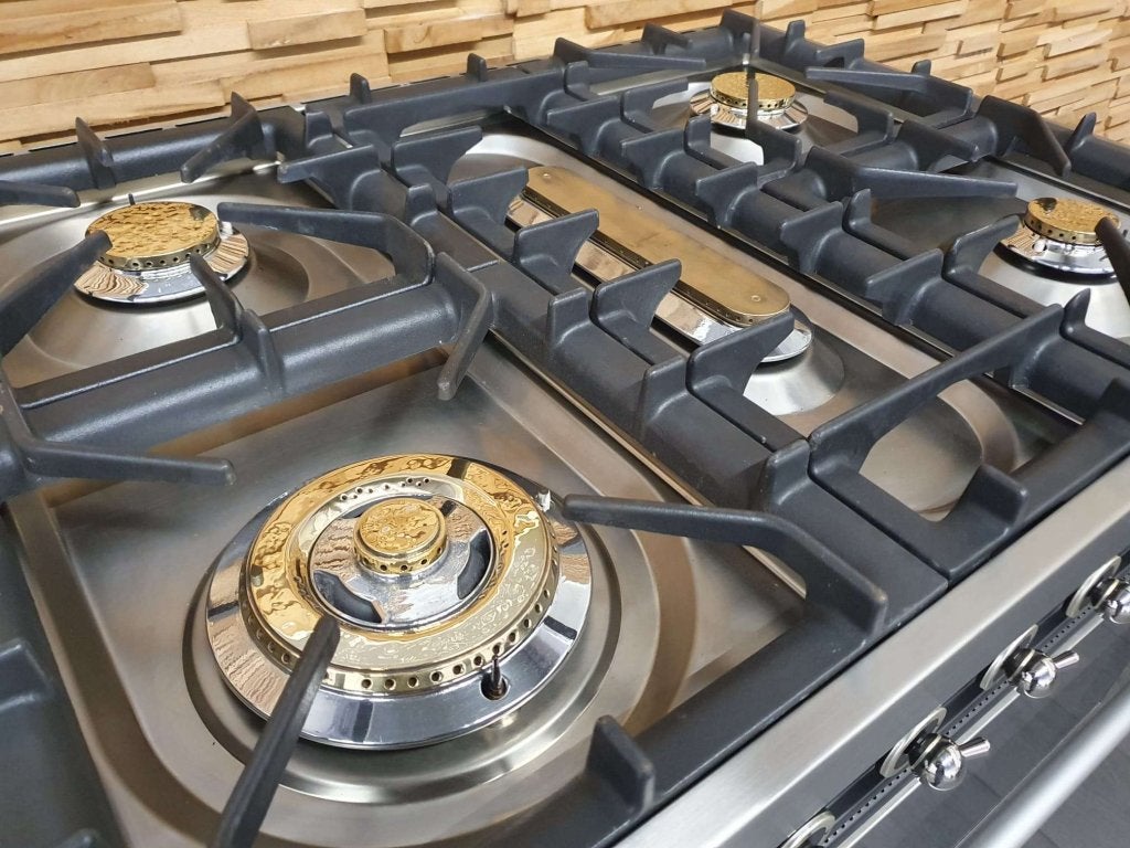 🔥Boretti Fornuis 80cm antraciet en rvs 1 oven 5 pits, Witgoed en Apparatuur, Fornuizen, Niet ingevuld, 60 cm of meer, Niet ingevuld
