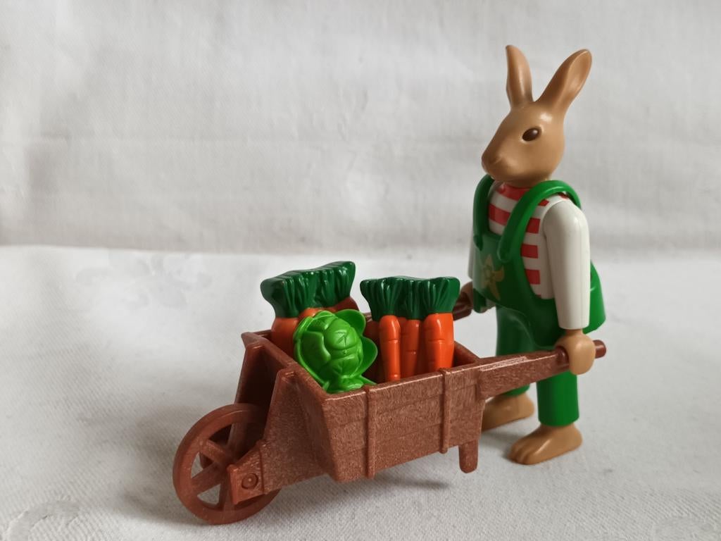 Playmobil Paashaas met kruiwagen set 4451, zeldzame set, Ophalen of Verzenden, Zo goed als nieuw