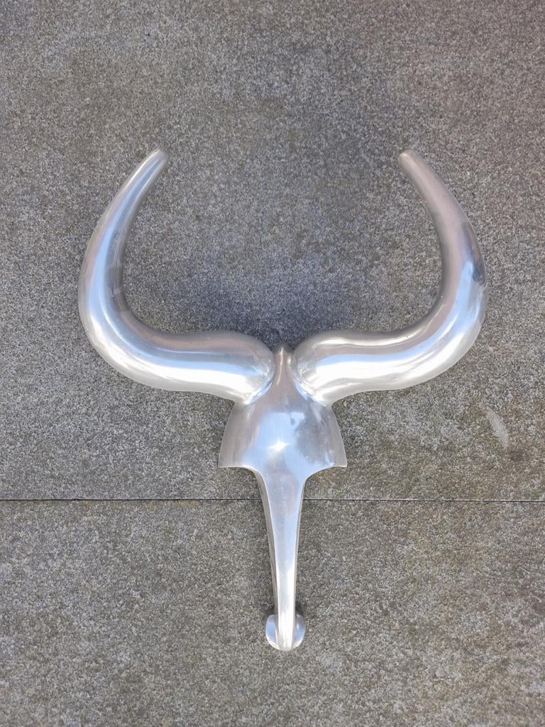 Stijlvolle decoratieve hoorns – modern design, Ophalen of Verzenden, Metaal, Wandkapstok, Minder dan 100 cm