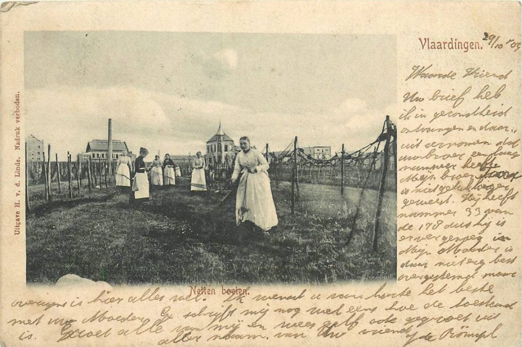 388-267-029 Vlaardingen Netten Boeten, Verzenden, Voor 1920, Zuid-Holland