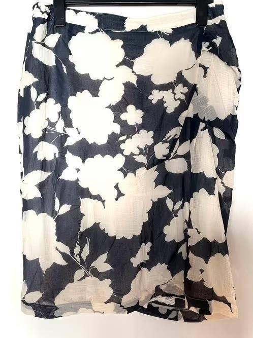 Mark blauw/witte rok maat 44[dm], Kleding | Dames, Rokken, Blauw, Maat 42/44 (L), Ophalen of Verzenden, Zo goed als nieuw