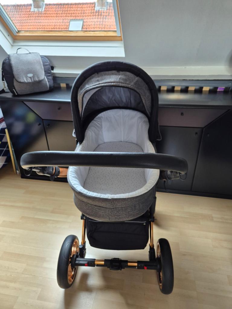 Baby merc faster style 3 kinderwagen, Kinderen en Baby's, Kinderwagens en Combinaties, Gebruikt, Combiwagen, Met autostoeltje