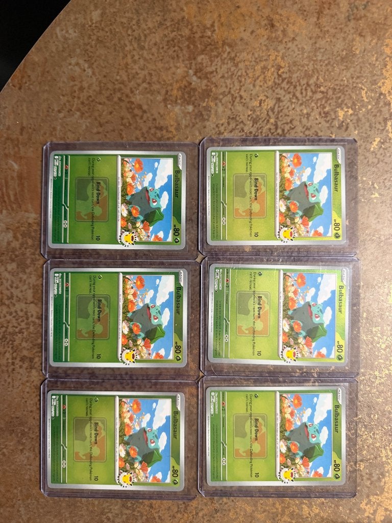 6x bulbassaur Pokemon day 2026, Ophalen of Verzenden, Zo goed als nieuw, Meerdere kaarten