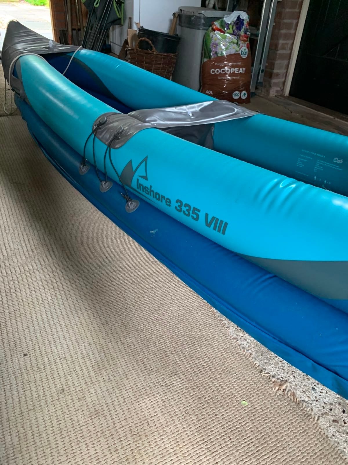 Opblaasbare Kano Inshore 335 VIII - Perfect voor Avontuur, Watersport en Boten, Kajaks, Ophalen of Verzenden, Opblaasbaar, Zo goed als nieuw