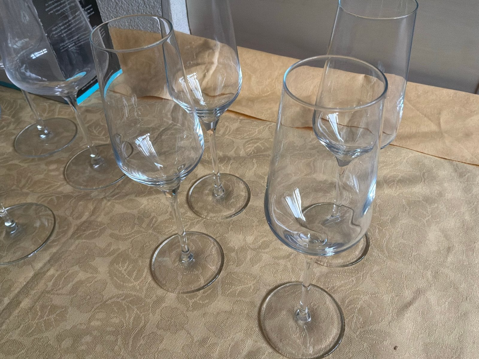 Vivo Villeroy & Boch 4 champagne glazen nieuw, Nieuw, Ophalen of Verzenden, Overige merken, Glas