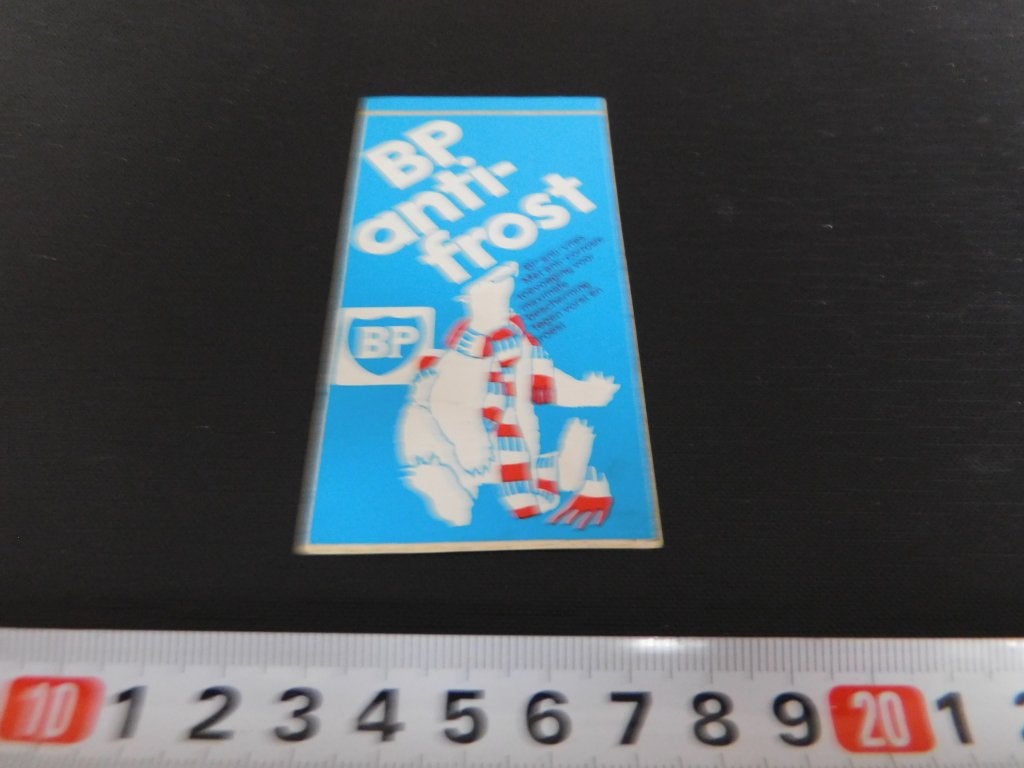 sticker BP anti - frost  ijsbeer, Verzamelen, Ophalen, Zo goed als nieuw