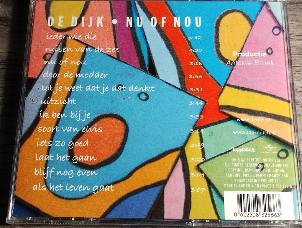 De Dijk ‎- Nu Of Nou, Ophalen of Verzenden, Zo goed als nieuw, Pop