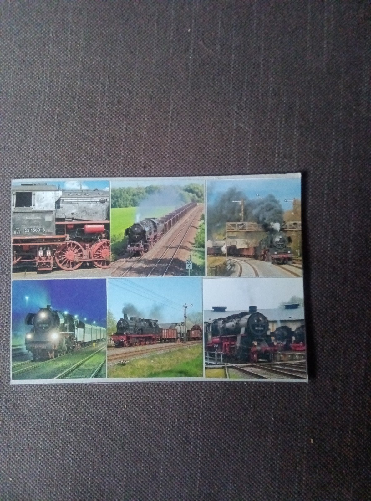 afbeelding Stoomlocomotieven, Ophalen of Verzenden, Gebruikt, Trein, Kaart of Prent