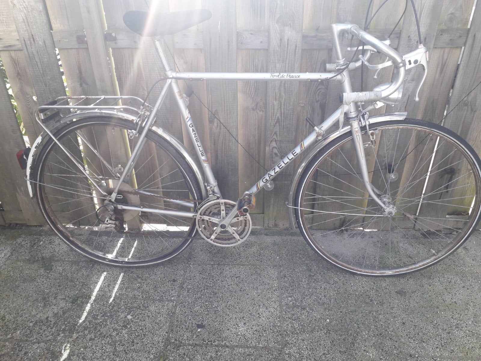 Vintage Gazelle racefiets - Tour de France, Gebruikt, Ophalen of Verzenden, Gazelle, 10 tot 15 versnellingen