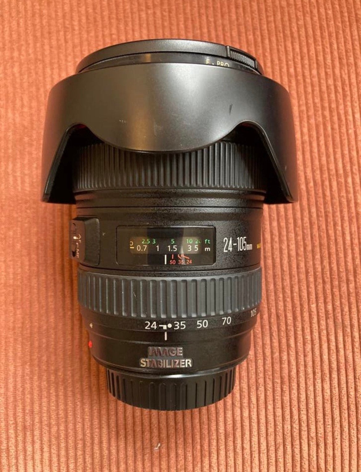 Canon EF 24-105mm F/4 L, Audio, Tv en Foto, Fotografie | Lenzen en Objectieven, Ophalen, Zo goed als nieuw, Telelens, Zoom