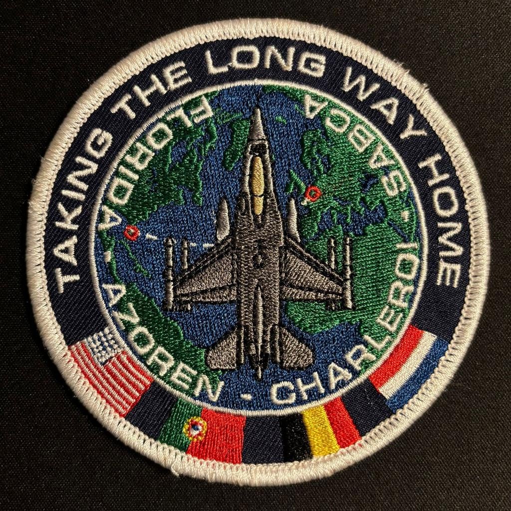 RNLAF 312sqn Long Way Home Patch, Ophalen of Verzenden, Landmacht, Amerika, Embleem of Badge