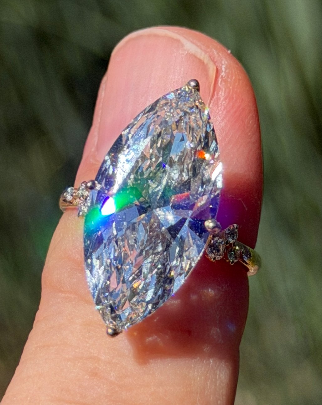 Geel gouden ring met VS1 diamant van 9.22ct! retail €13500!, Geel, Nieuw, Ophalen of Verzenden, 17 tot 18