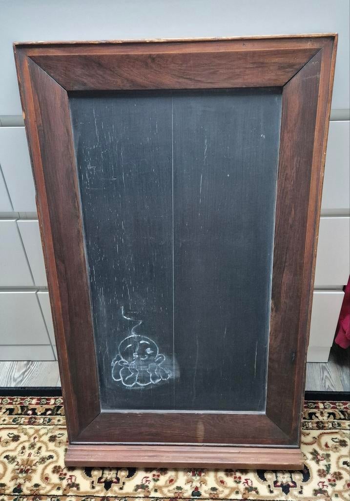 Vintage schoolbord, Ophalen, Krijtbord