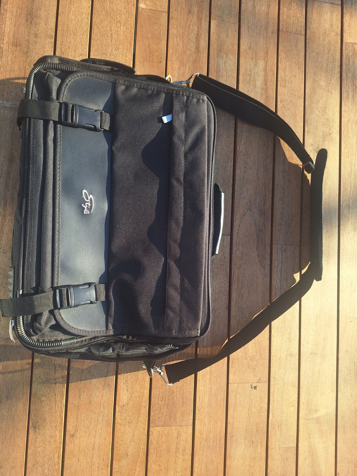 Zwarte laptoptas/aktetas met schouderband, Ophalen, Nieuw, Zwart, Overige merken