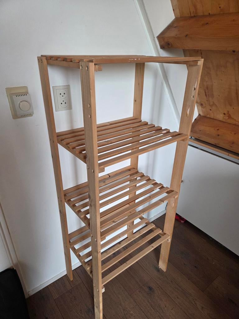 Massief houten kastje, Ophalen, Gebruikt