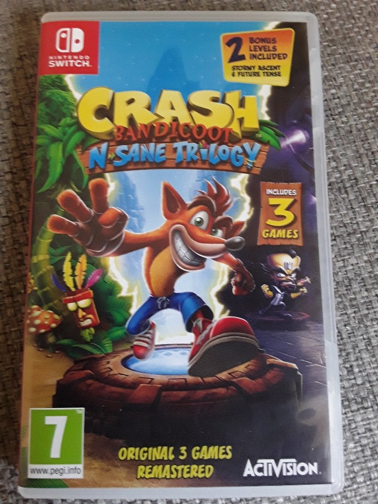 Nintendo Switch Game Crash Bandicoot N Sane Trilogy, Spelcomputers en Games, Games | Nintendo Switch, Avontuur en Actie, Online