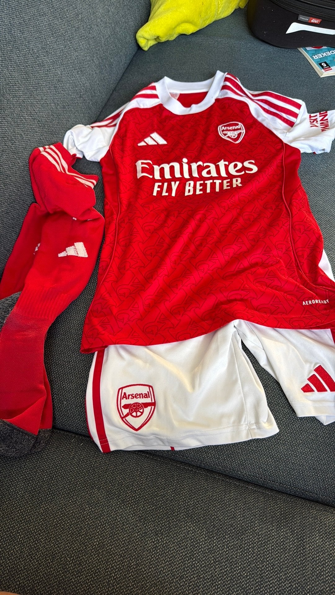 Origineel arsenal tenue maat 152, Maat XS of kleiner, Ophalen, Zo goed als nieuw, Set