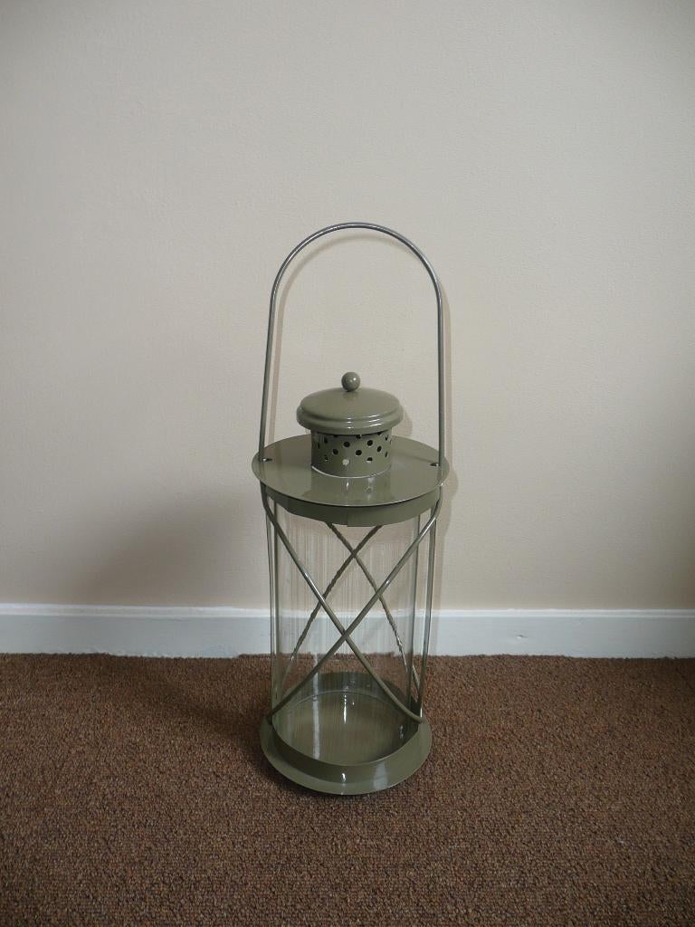 Nieuw Taupe Windlicht / Lantaarn - Sfeervolle Decoratie, Ophalen, Nieuw, Bruin, Metaal