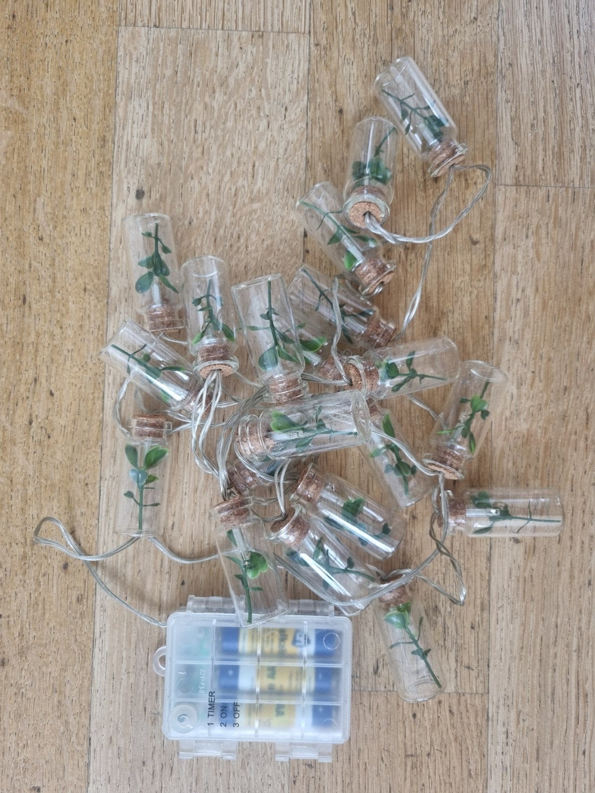 Lichtsnoer, Huis en Inrichting, Woonaccessoires | Kandelaars en Kaarsen, Ophalen of Verzenden, Zo goed als nieuw, Glas