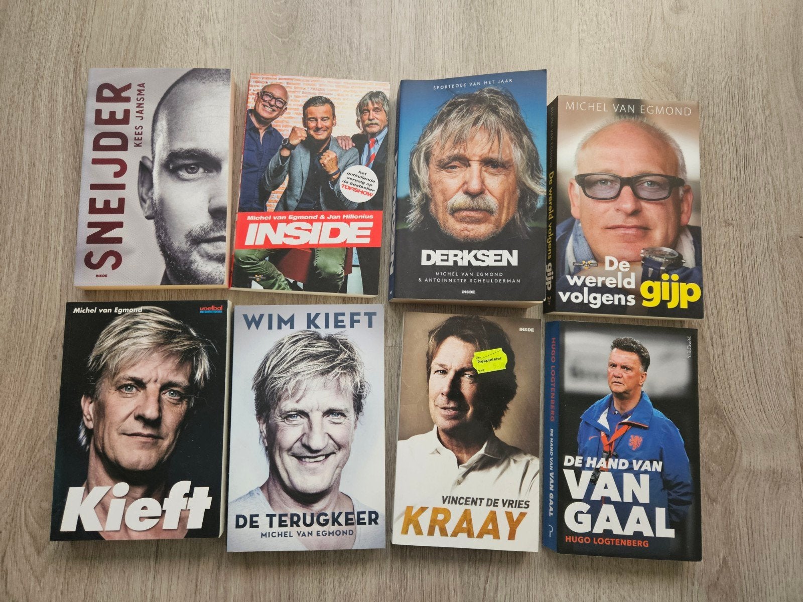 Boekenpakket: Sportbiografieën (8 stuks), Ophalen of Verzenden, Gelezen, Zie omschrijving, Sport