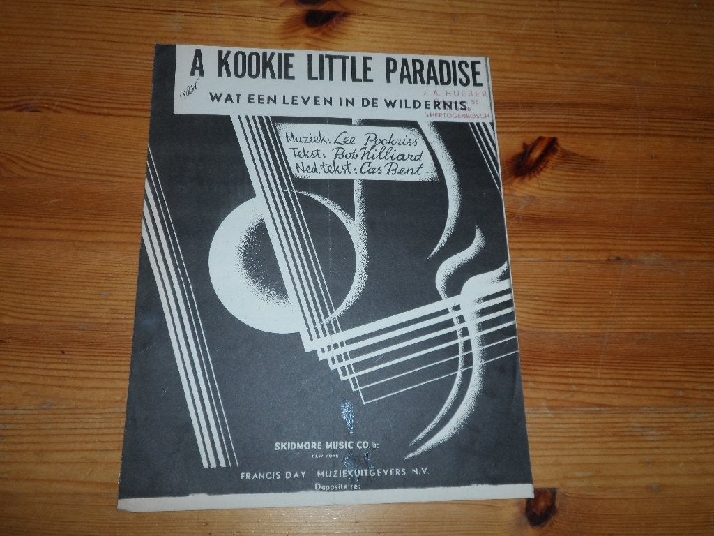 A kookie little paradise - lee pockriss, Gebruikt, Gitaar, Ophalen of Verzenden, Artiest of Componist