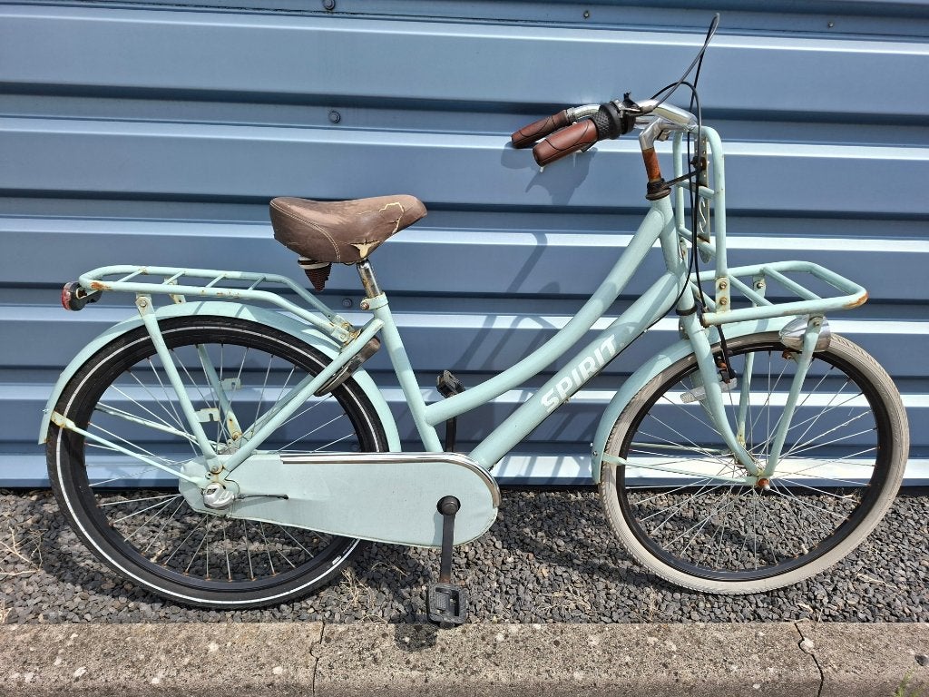 Spirit meisjesfiets 26 inch wielen - kleur groen - opknapper, Terugtraprem, Gebruikt, Versnellingen, Spirit Cargo