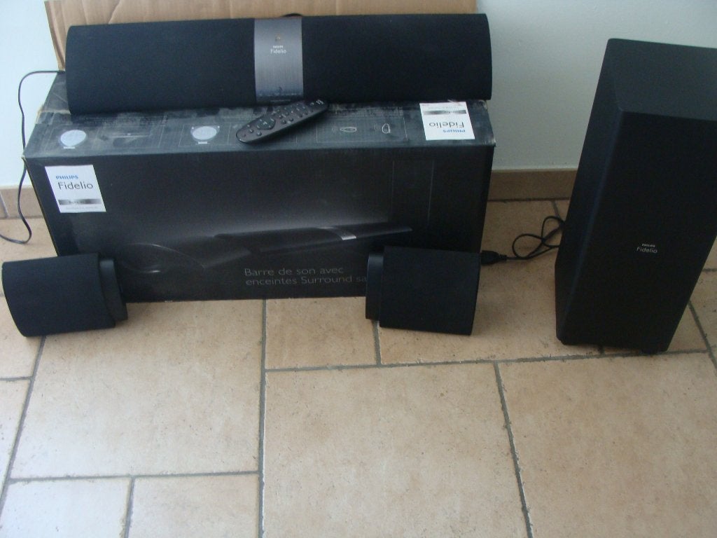 philips fidelio soundbar, Ophalen, Bluetooth, Zo goed als nieuw