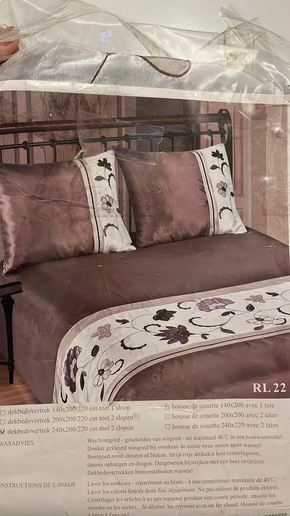 Nieuw dekbed overtrek 240x200/220, Ophalen of Verzenden, Nieuw, Tweepersoons, Dekbedovertrek