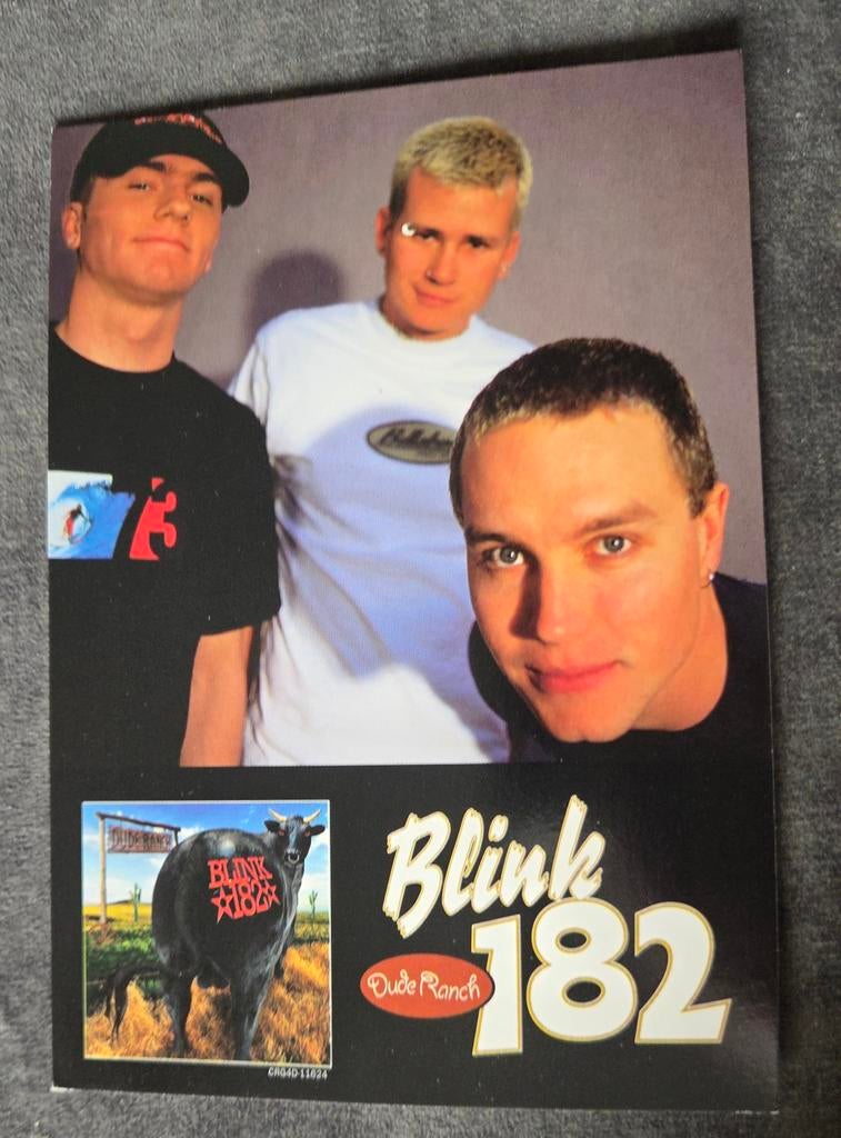 Blink 182, Verzenden, 1980 tot heden, Ongelopen, Sterren en Beroemdheden